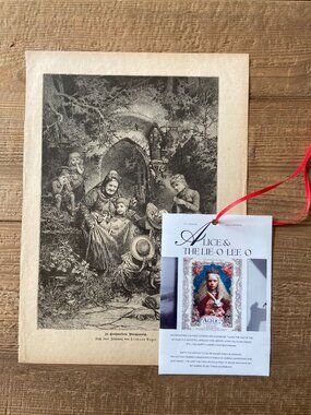 Antique Woodcut Engraving, Hermann Vogel, Vintage Art Print, Die Gartenlaube